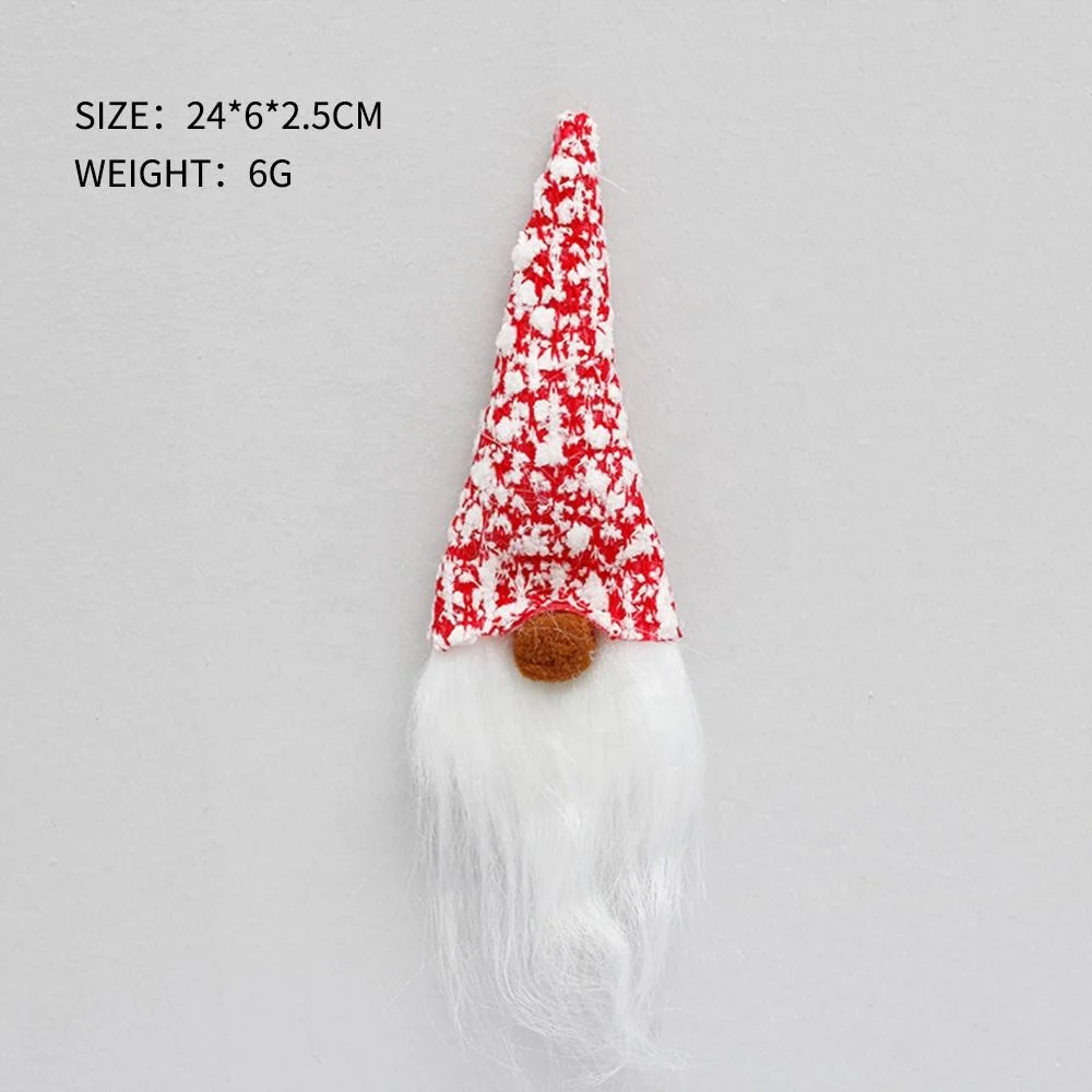 Pendant Santa Hat Faceless Doll Christmas Tree Hanging Ornaments