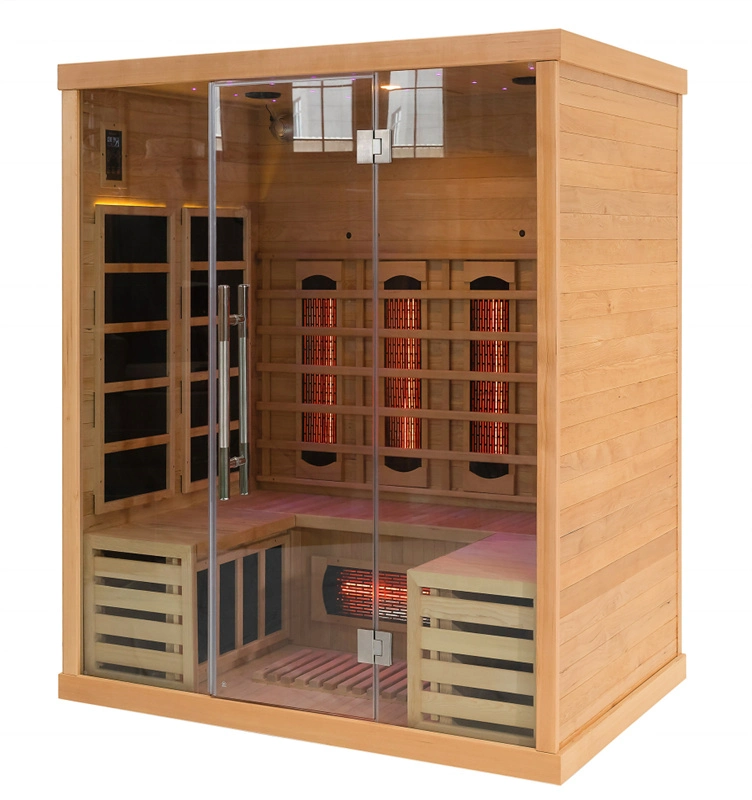 Saunas para interiores y exteriores Sauna Sauna de Vapor portátil infrarrojo Vapor Húmedo y Seco