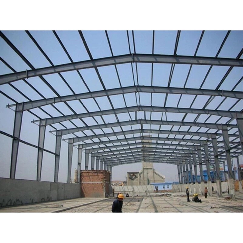 2000 Square Meter Double Slope Construction Prefabricated Steel Structure Warehouse