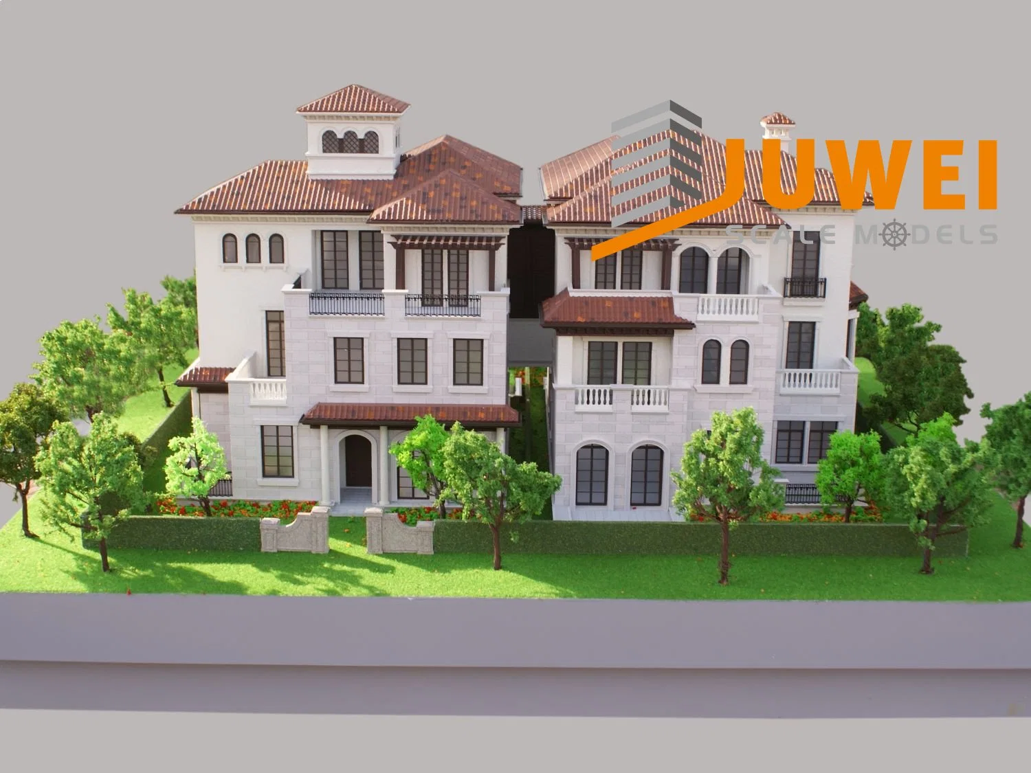 Miniature Scale Villa House Model Building (JW-149)