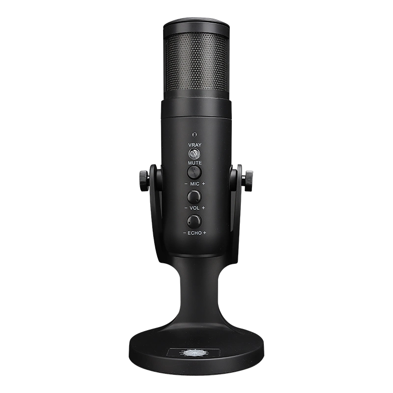 Hot Selling High Quality Mic Studio Microphone Wired Microphone for Singing Hm-01 Computer Microphone