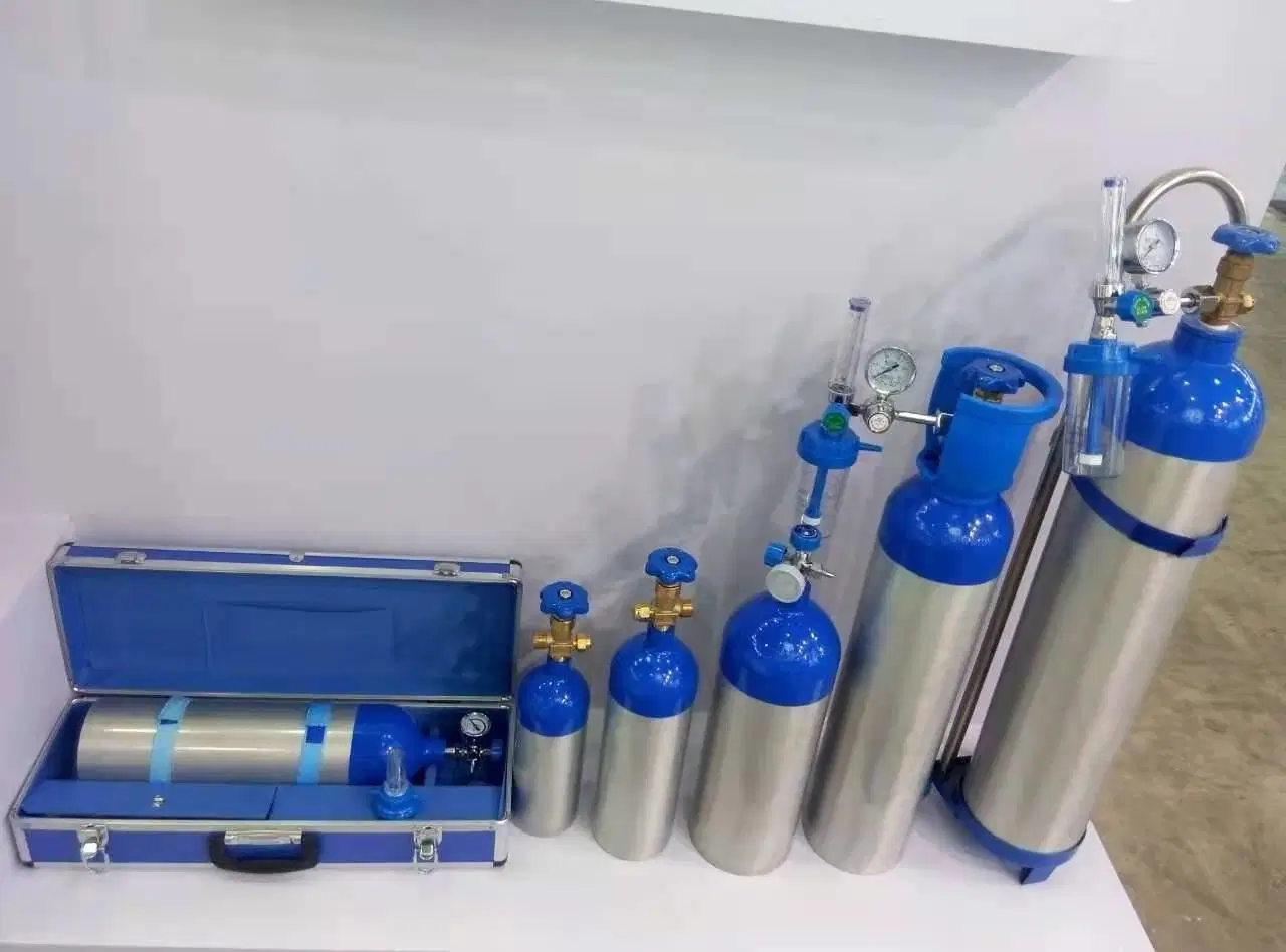 Medical Aluminum Oxygen Cylinder Gas Cylinder 3L- 50L