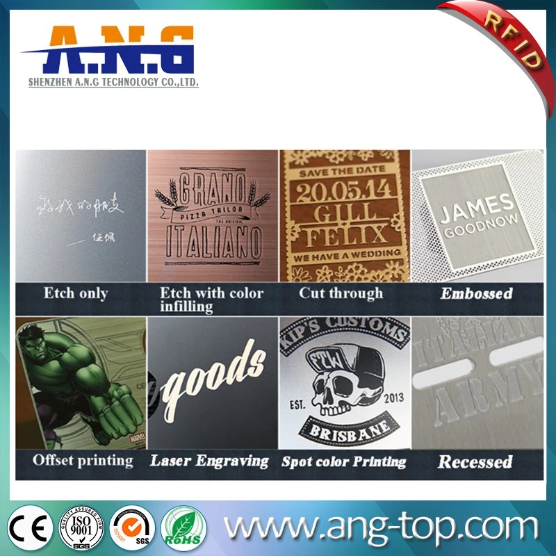 Factory New Customize Metal NFC Card Printable NFC Business Card Ntag216