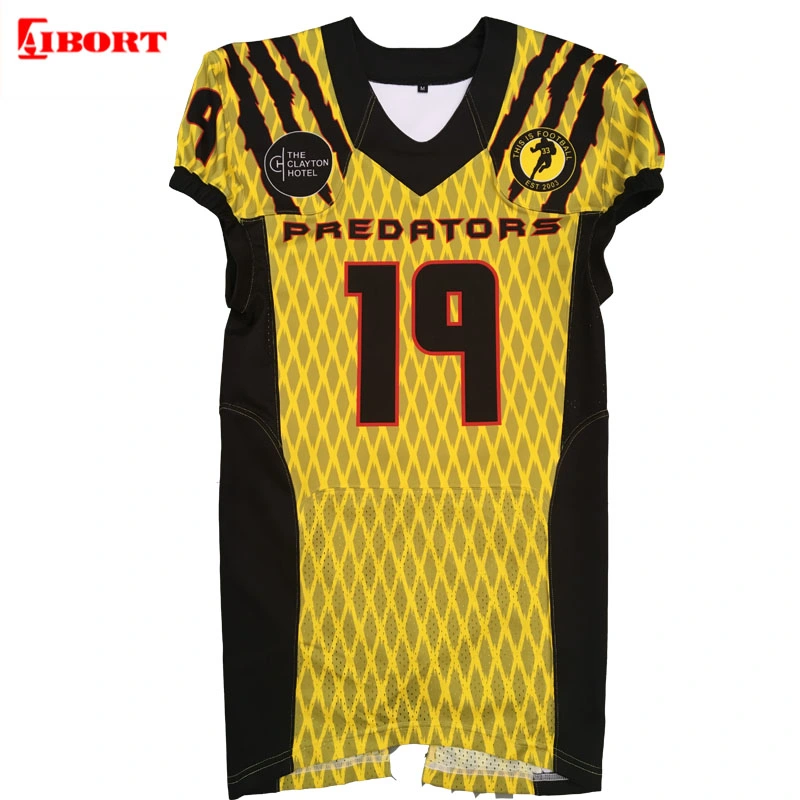 América Personalizado Aibort Football Jersey Soccer Jersey para Club com Novo Design (American Football Camisolas 002)