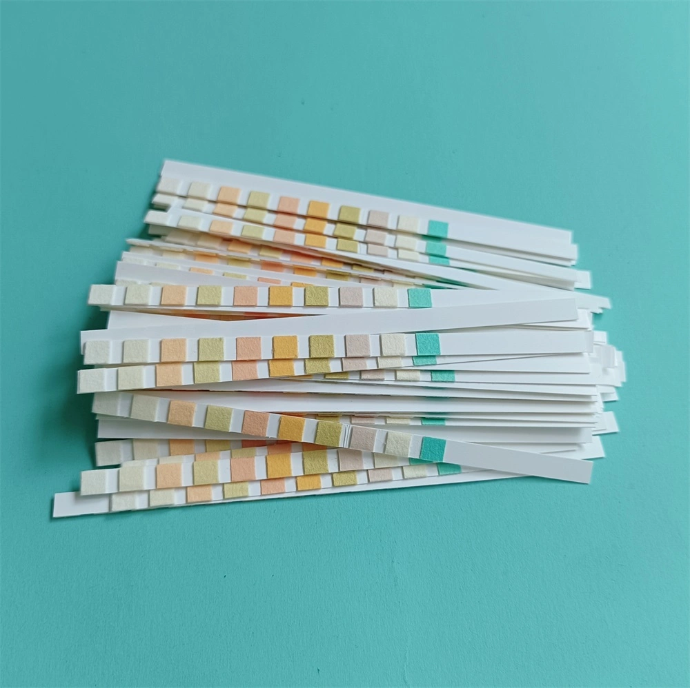 Medical Urine Test Strips Urs-10t 10 Parameters Urinalysis Reagent Test Strips