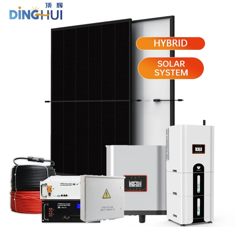 5kw10kw15kw20kw30kw50kw on-Grid and Hybrid Industrial Solar Panel System with Inverter