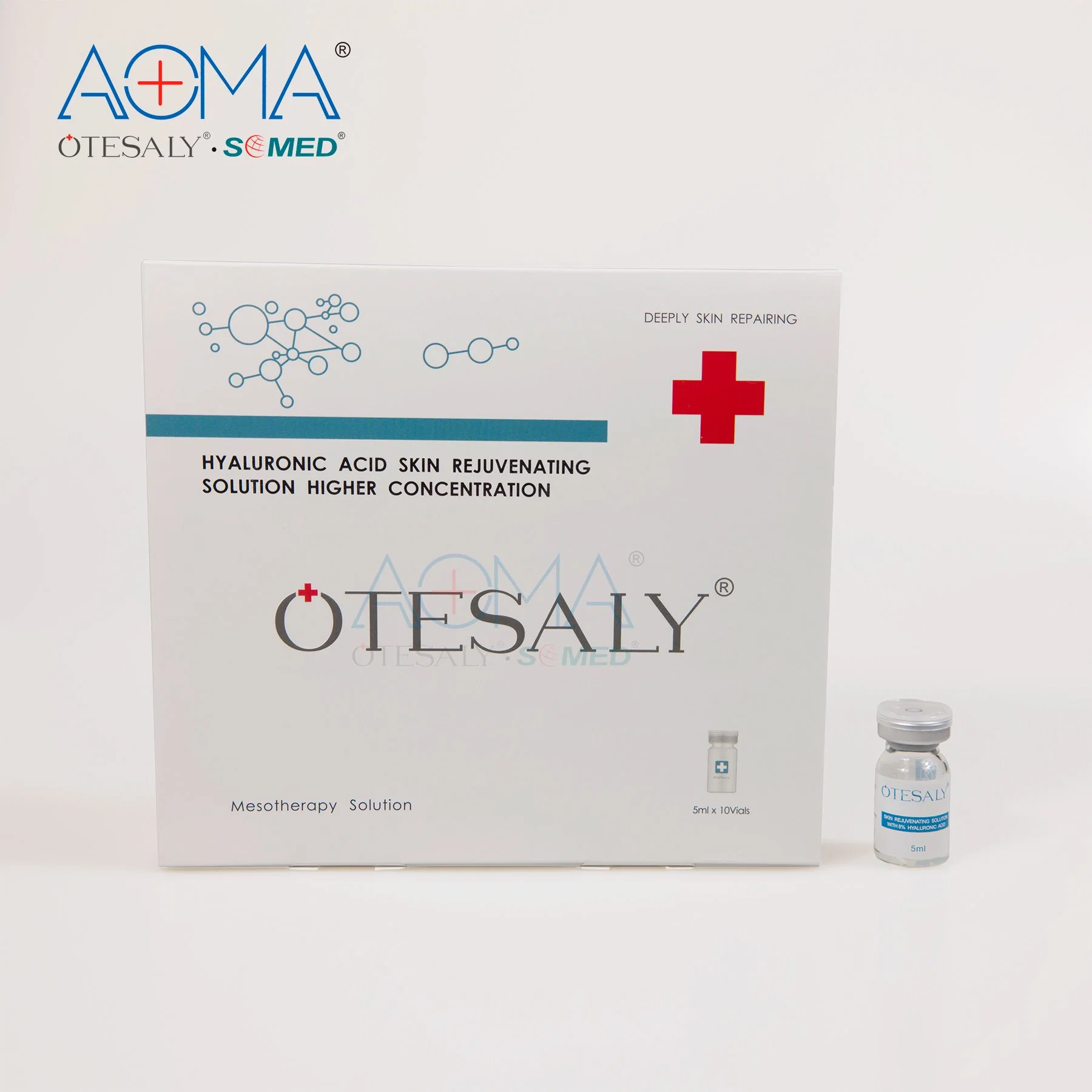 Otesaly Preis Aoma Hautverjüngung mit 8% Ha Hautpflege Anti-Falten Mesotherapie-Lösung für trockene Haut