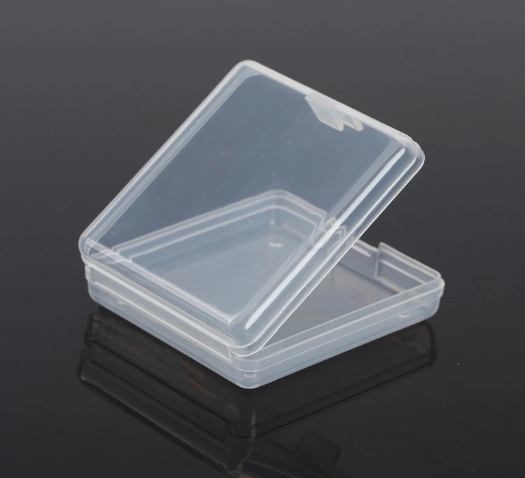 Smooth Ordinary Plastic Storage Box Use to Store Makeup Puff