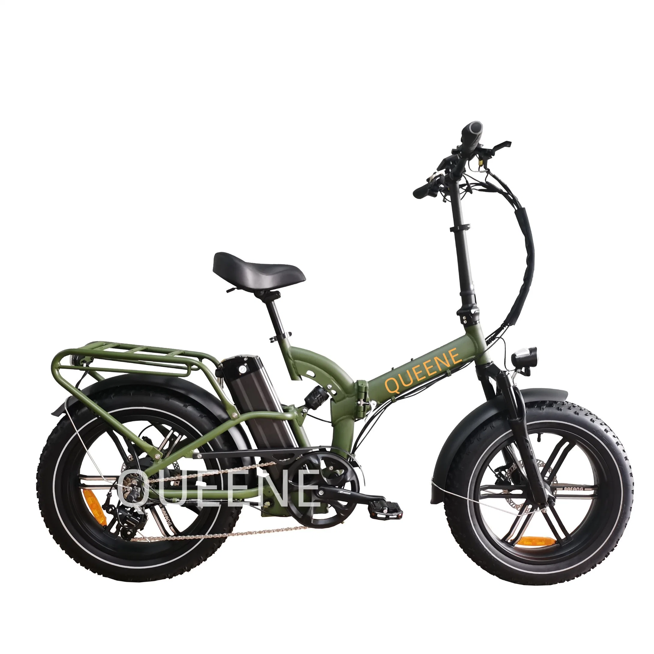 Queene/48V 500W 750W 1000W de potencia China barata suspensión completa Retro Vintage Ebike la suciedad de los neumáticos de la Grasa de montaña bicicleta Bicicleta eléctrica