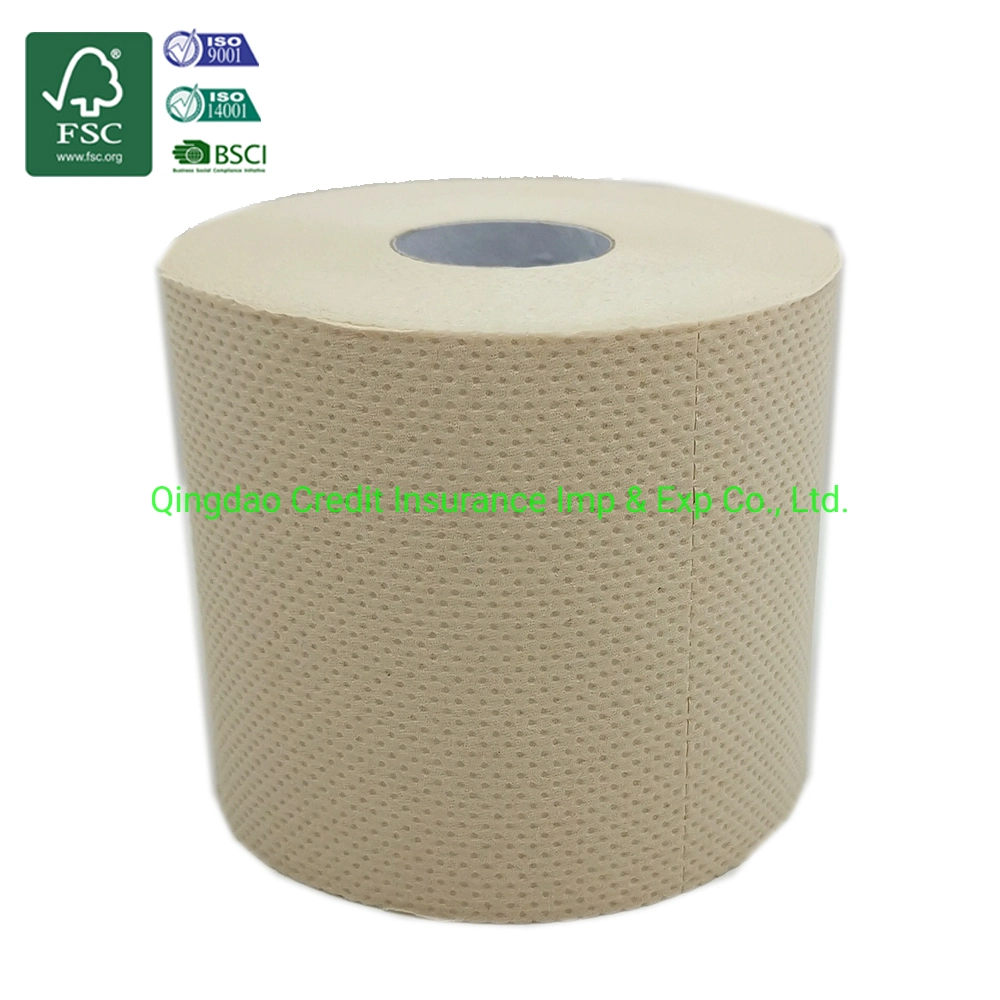 Popular Product 100% Pure Bamboo Pulp Unbleached Bamboo Toilet Paper Custom Packaging