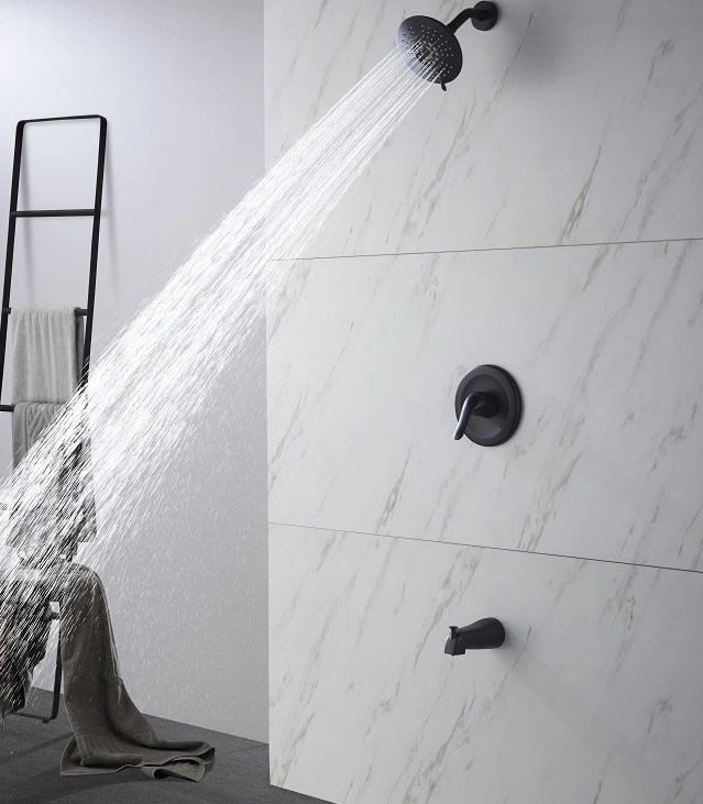 Chuveiro Landonbath torneira banheira conjunto chuveiro Orb chuva Conjunto combinado de chuveiro de chuva misturador