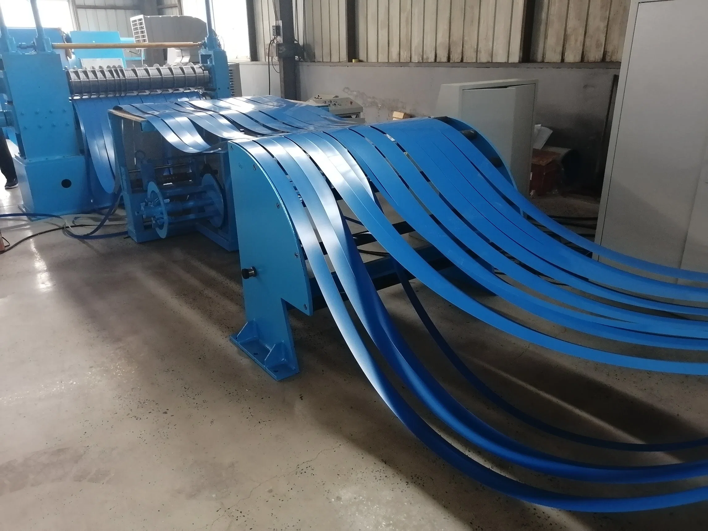 Metal Sheet Coil Leveling Device and Slitting Stripes Steel Slitting Machine