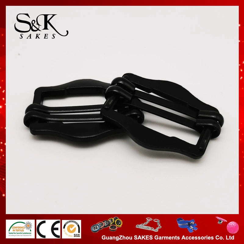 Black Painted Color Metal Alloy Buckle for Dress with High quality/High cost performance 