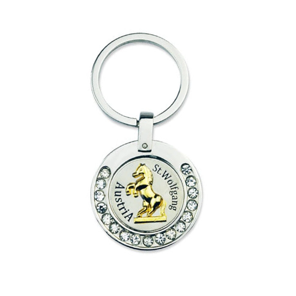 2022hot Sale Wholesale/Supplier Customized Zinc Alloy Metal Silver Key Chain/ Keyring