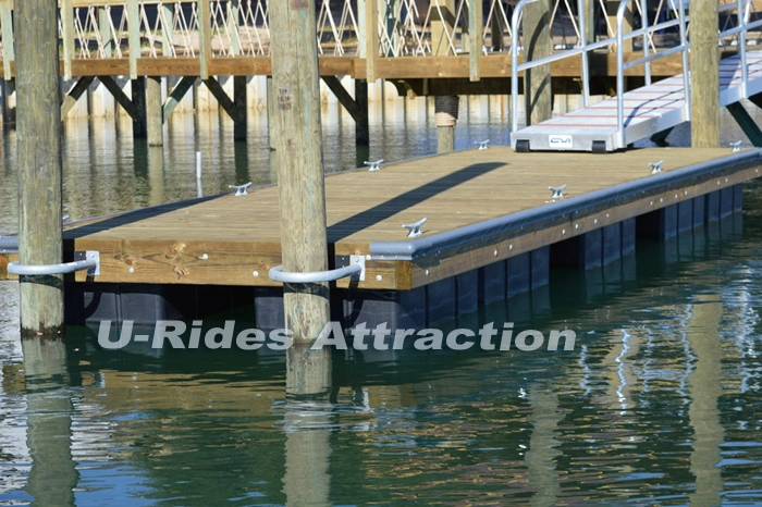 Kunststoff Schwarz Schwimmende Ponton Für Dock Rotomolded Kunststoff Ponton