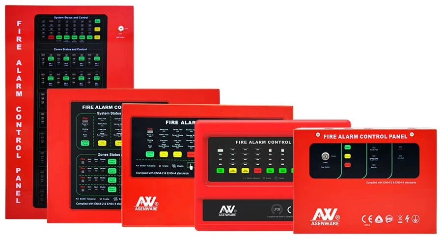 Sistema de controlo de alarme de incêndio convencional sem fios para segurança doméstica