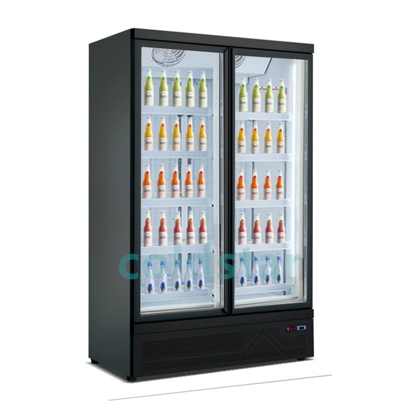 Three Glass Doors Display Freezer Commercial Refrigerator and Freezers