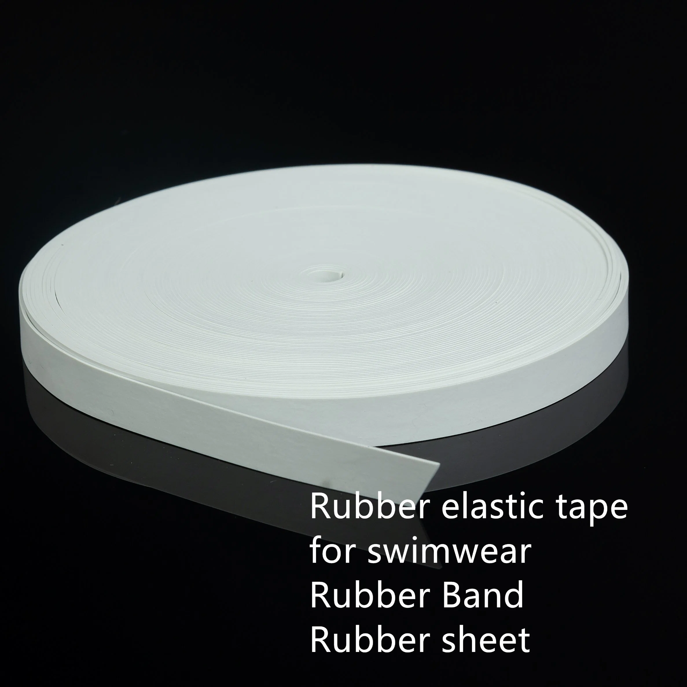 10mm Natural Rubber Elastic for Swimwear's Waitsband