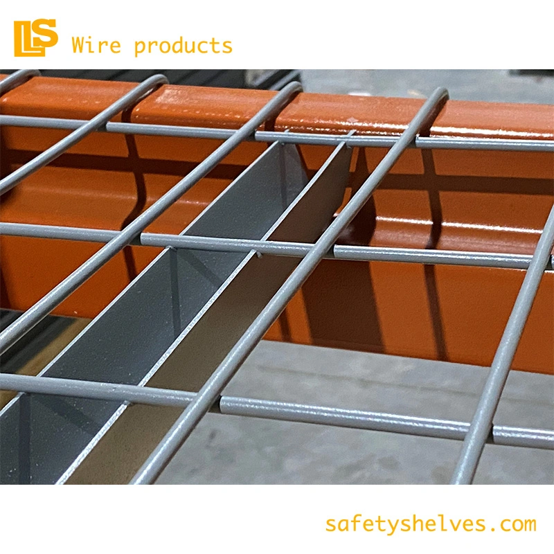 Longspan Shelving Storage Racks Flared Waterfall Wire Mesh High quality/High cost performance  Zinc Coating Steel Welded Square Mesh