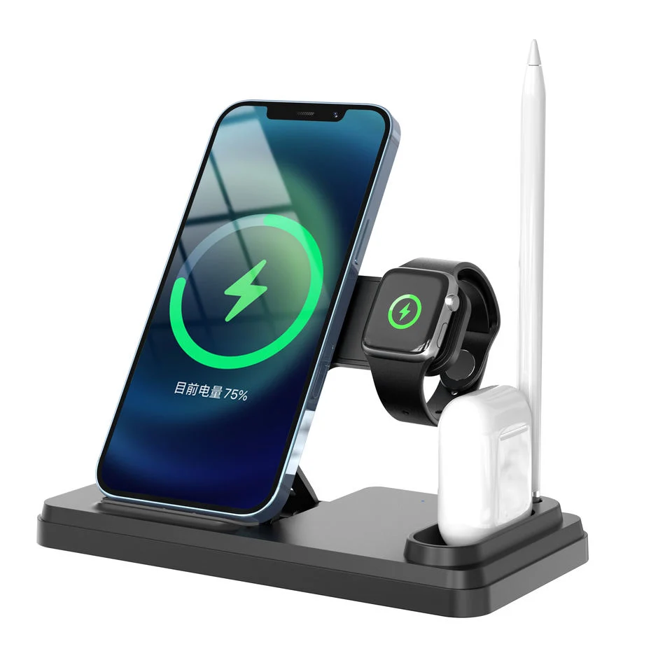 3in1 Wireless Charger Smart Gadgets Innovative Gifts Charger 4 in 1 Wireless Charging Stand Qi Fast Wireless Charger