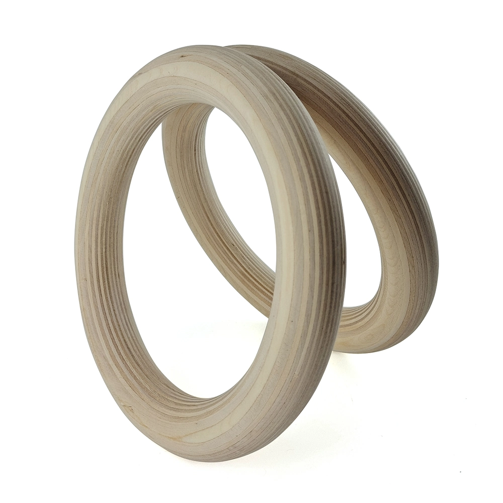 Qualité Birch Wood Gym Ring Gymnastic anneaux