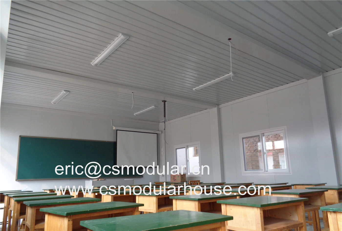 20FT/40 FT Folding Prefab Container Home/Flat Pack House as School/Modular School/Prefab School