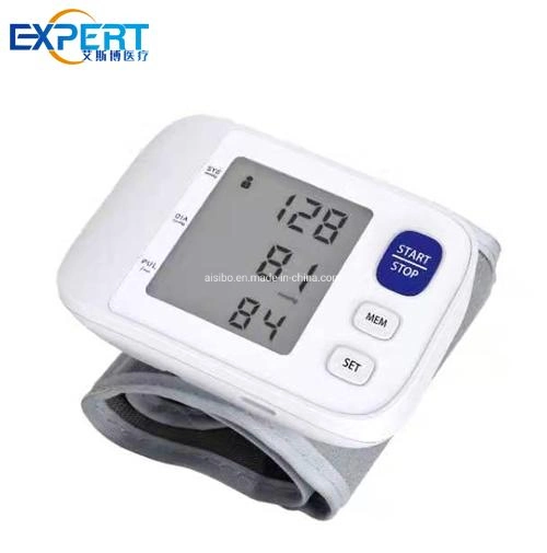 LCD Customizable Sphygmomanometer Price Digital Automatic Bp Machine Wrist Blood Pressure Monitor