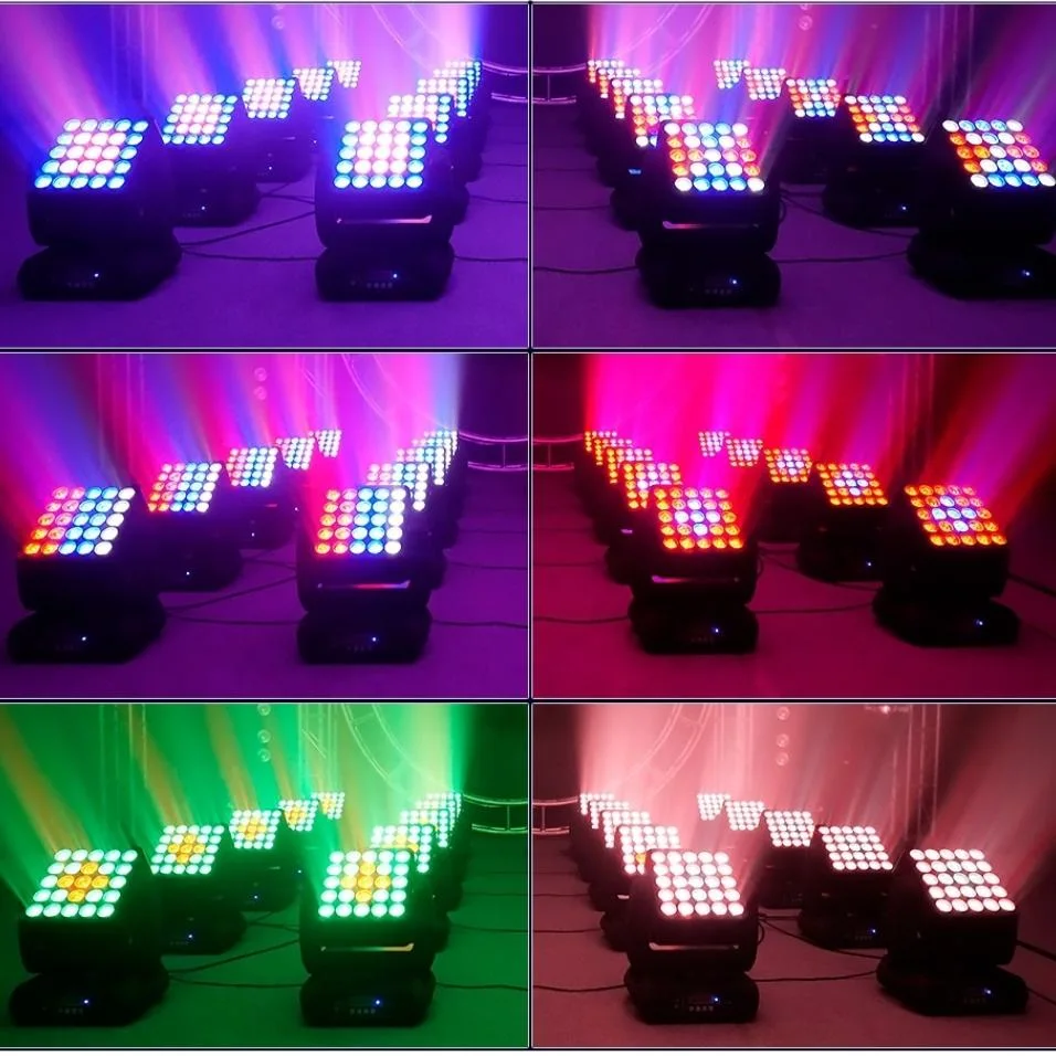 Luz de haz móvil de matriz 25X15W LED Pixel Control para escenario Boda