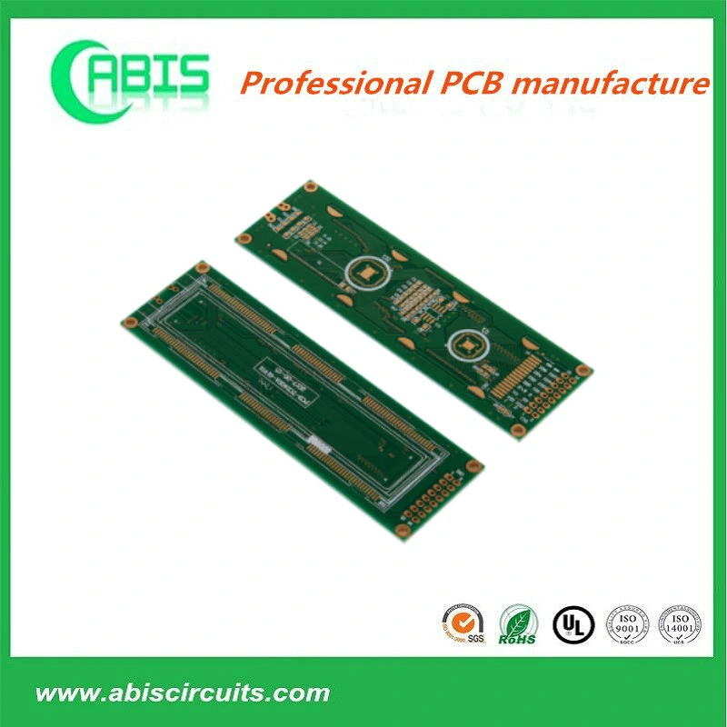 Multilayer Immersion Gold PCB Board with Gold Finger and Hard Gold Plating in Half Holes