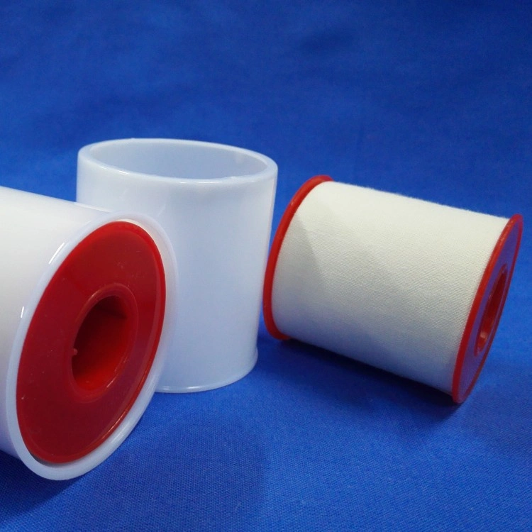 Surgical Adhesive Plaster Athletic Sports Tape Strong Rigid Strapping Tape for Sports Injuries Zinc Oxide Adhesive Plaster Zinc Oxide Tape for Tin Package