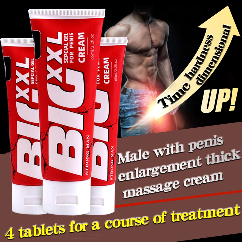 Crema Big XXL para mejorar el pene en hombres, masaje más duro y duradero.