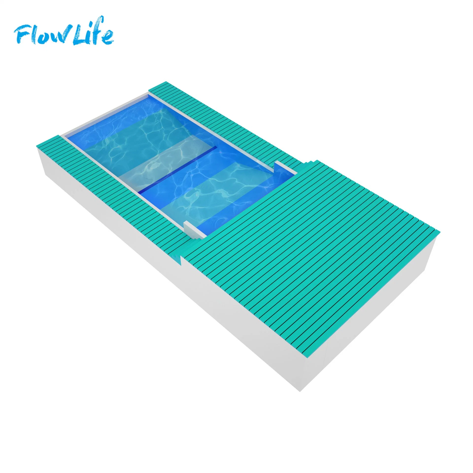 Flowlife Water Park Flowrider Surfing Machine Aqua Play Equipment Hotel Residential Community Surf Wave Machine