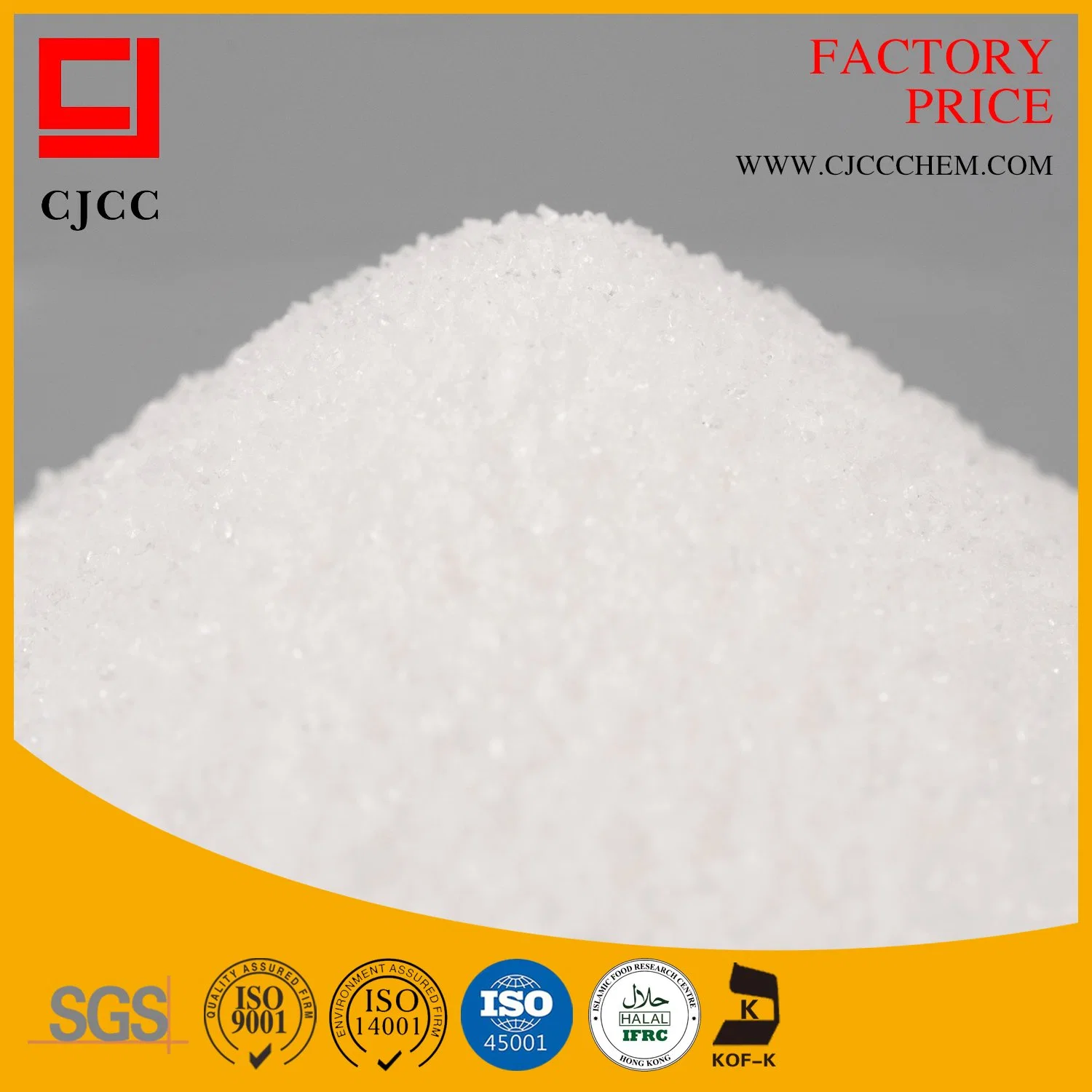 Paper Making Industry Apam Anionic Polyacrylamide and CPAM with Halal Kosher