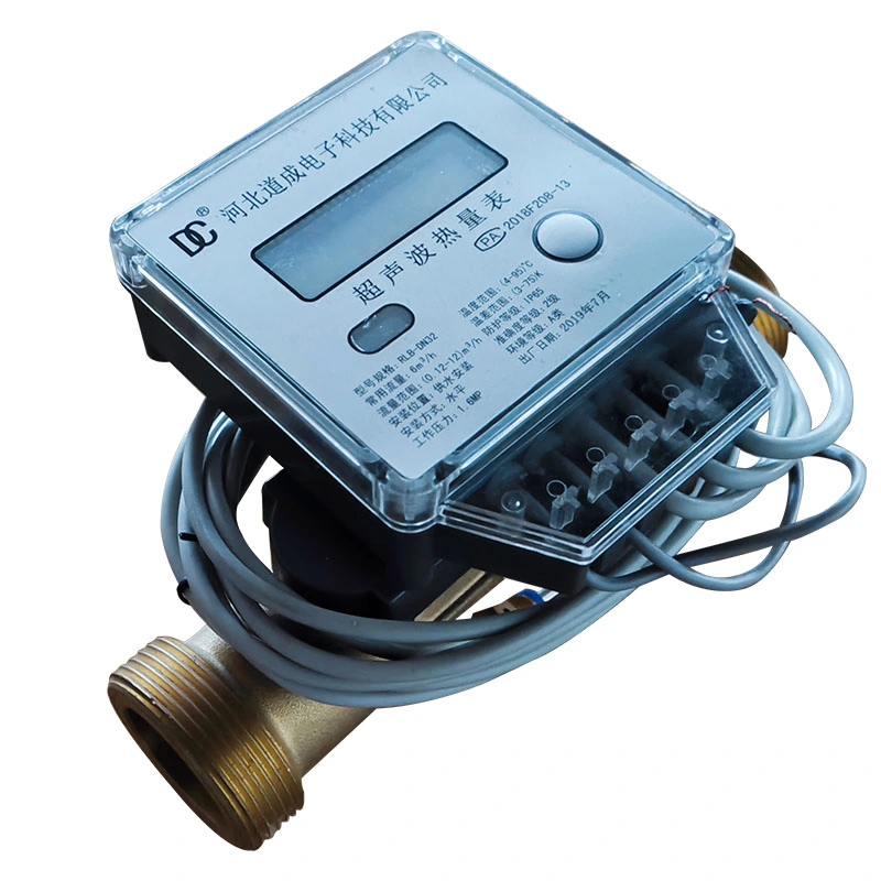 Medidor de fluxo térmico ultra-sônico por infravermelhos, Pulse RS485, M-Bus, NB-Lot Composite ou latão