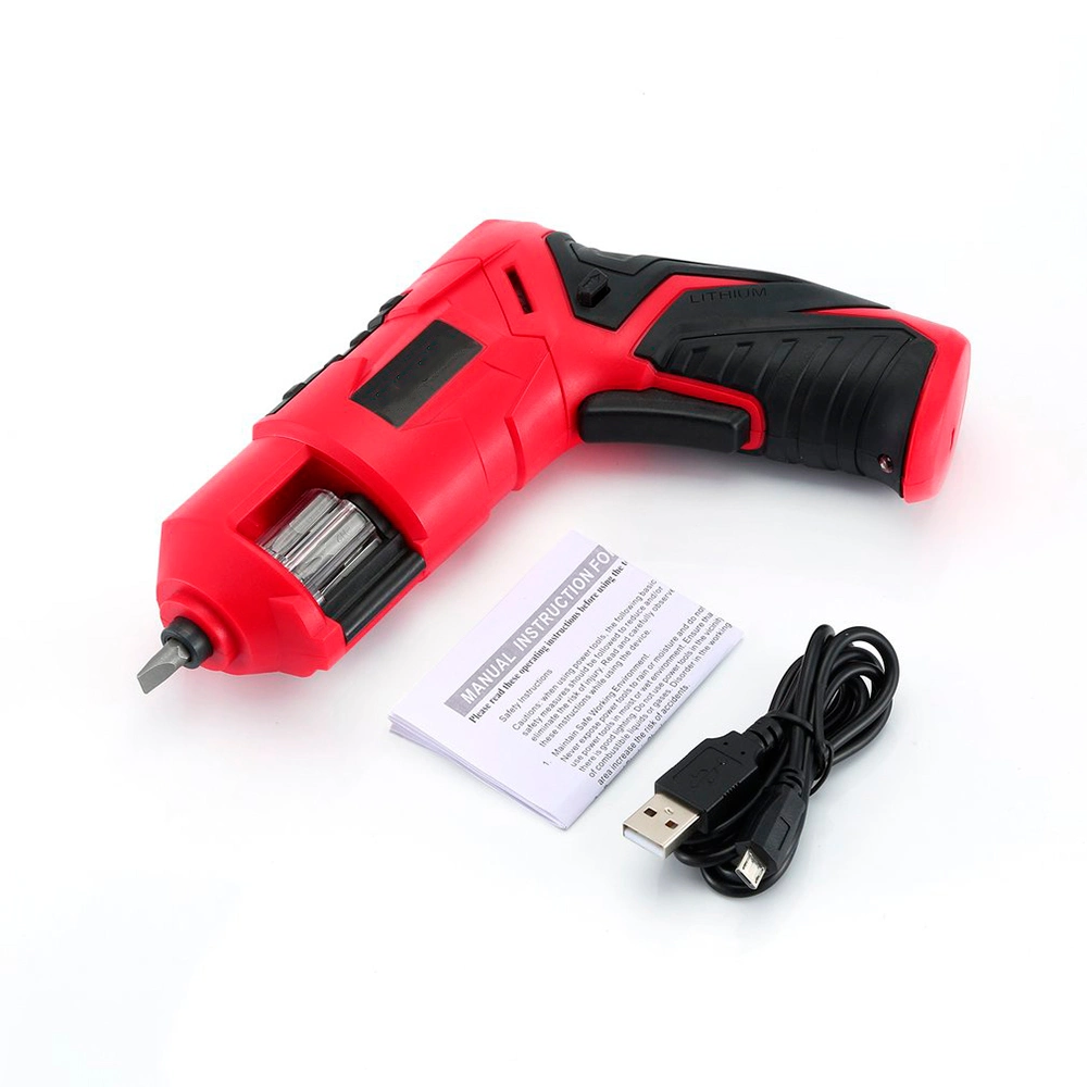 USB Electric Screwdriver Set 3.6V Hardware Tool Revolver-Type Electric Screwdriver Magnet Chuck 4n. M