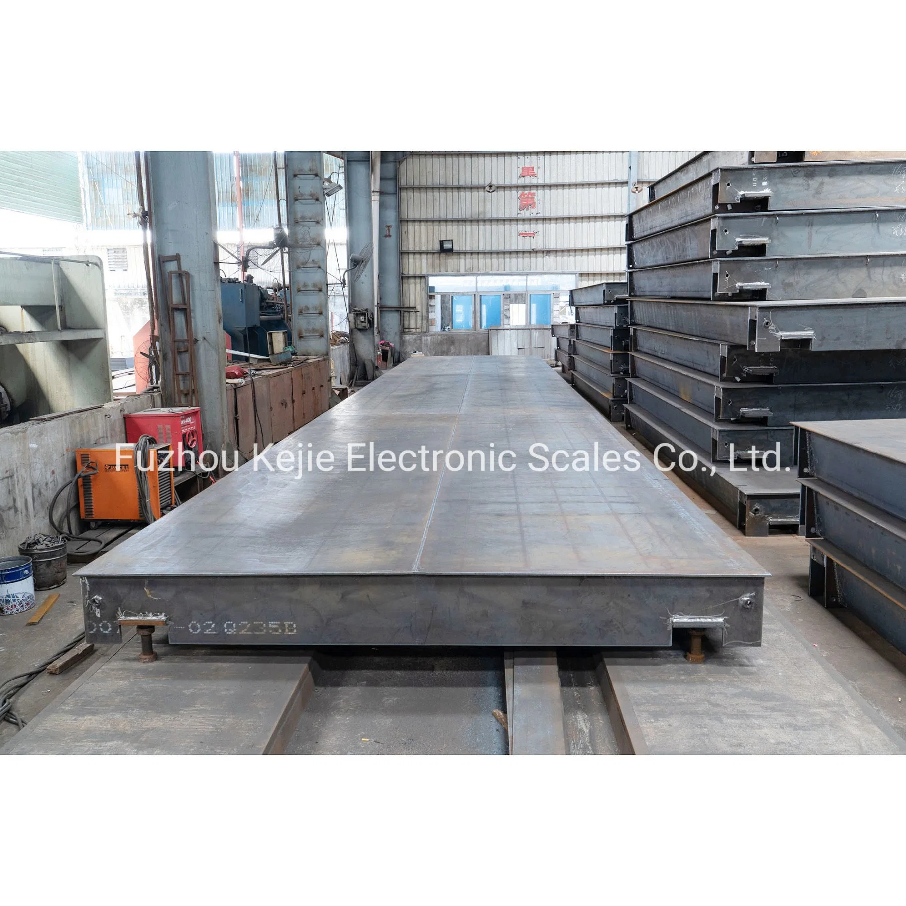 China Kejie Weighing Company 3m &3.4m X 16m &18m 100t Industrial Platform Weighing Scales