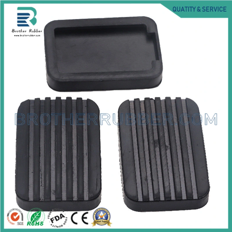 Factory OEM Made Anti-Skid Custom Portable Durable Foot Rest Rubber Pedal Pad