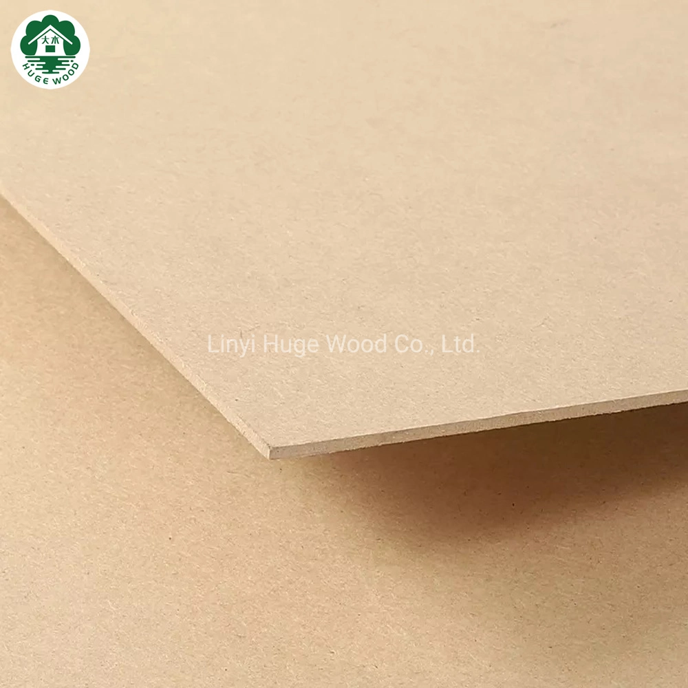 Cheapest Price Plain Raw Pine Melamine Laminated UV High Gloss MDF HDF Board Sheet for Furniture Flooring