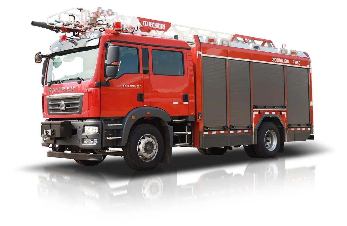 Fire-Fighting Machinery for Scania Pm55 Zoomlion Zlf5191gxfpm55/Zlf5191gxfsg55 Foam Water Tank Fire Truck