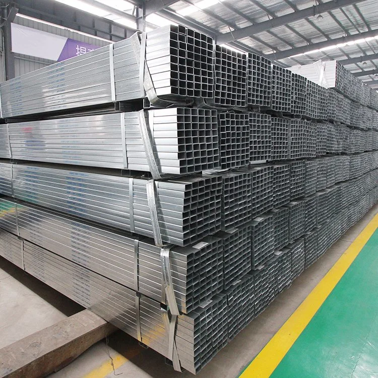 40*80 Pre Galvanized Square Rectangular Steel Pipe