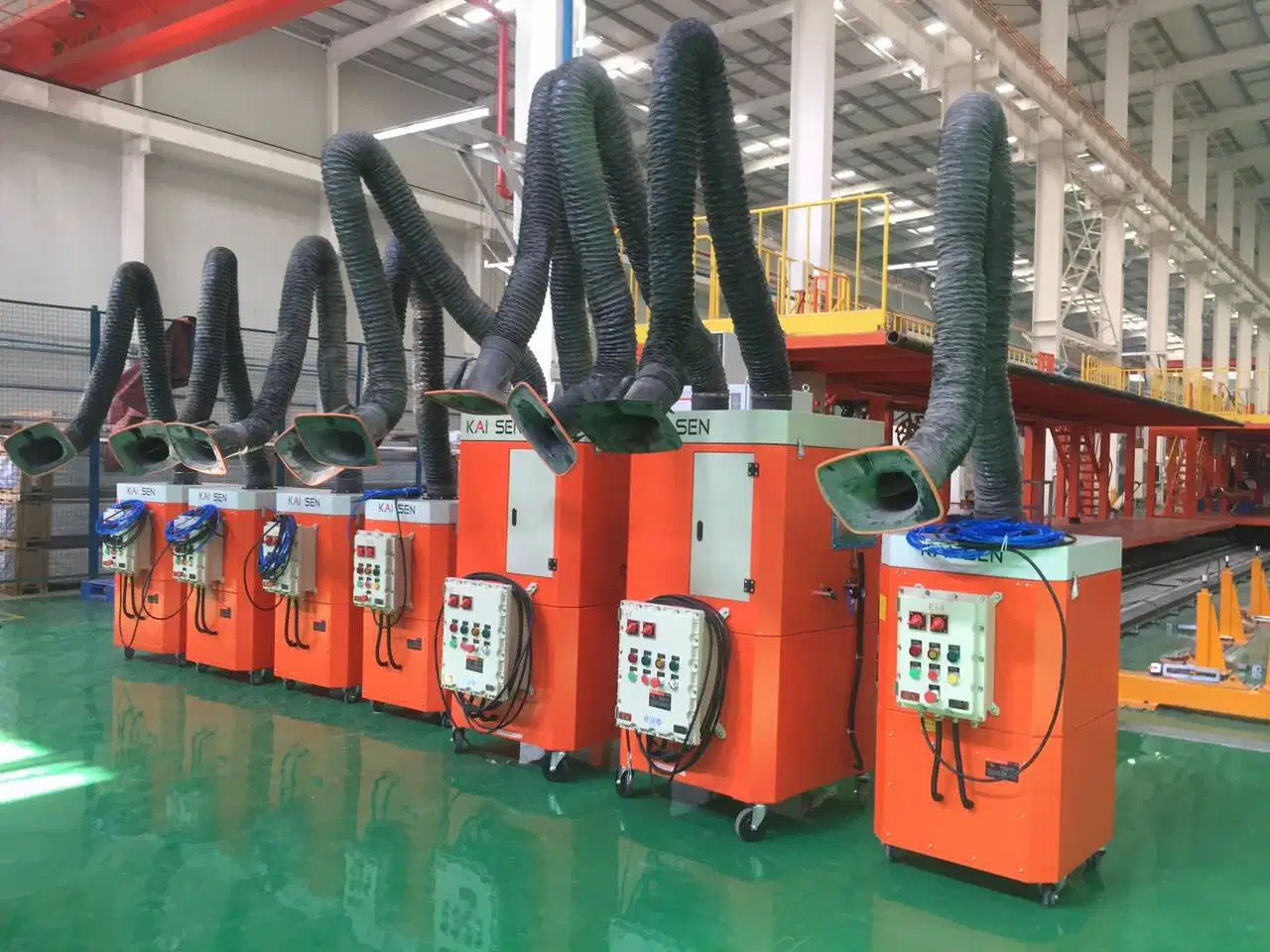 380V 3.0kw, Automatic Cleaning Mobile Welding Fume Extractor