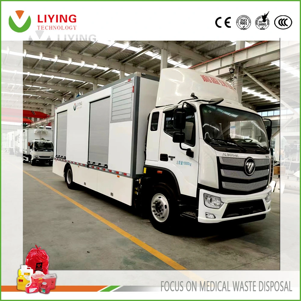 Professional No Waste Water Produced Medical Waste Disposal Equipment Vehicle