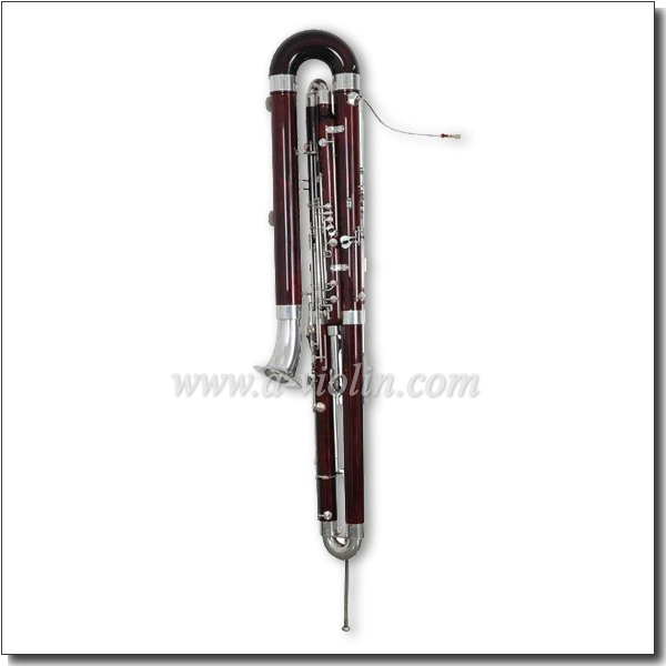 Professional Glossy Red Maple Bassoon/ C Key Bass Bassoon