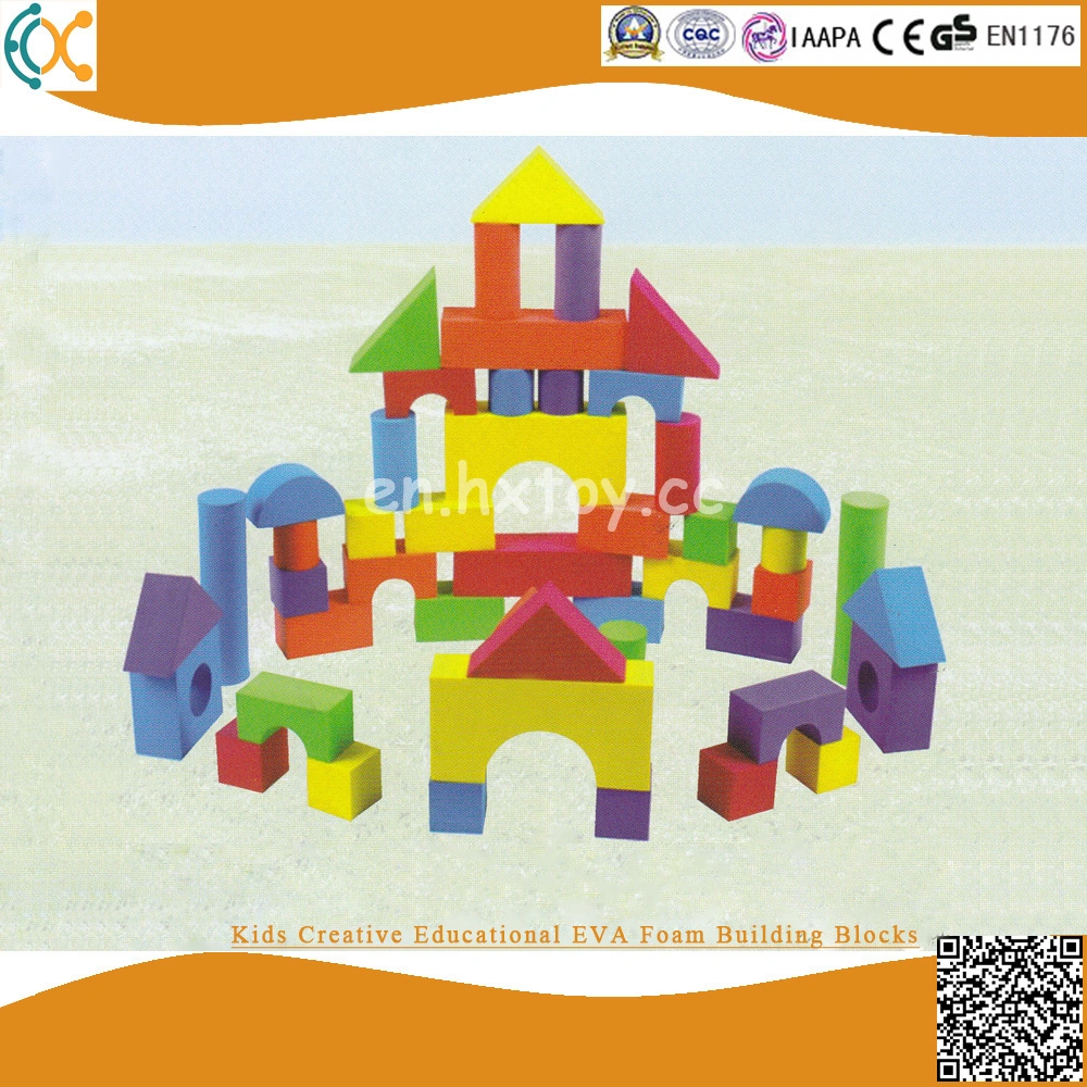 Children Creative Safe Soft Bright Color EVA Foam Building Blocks