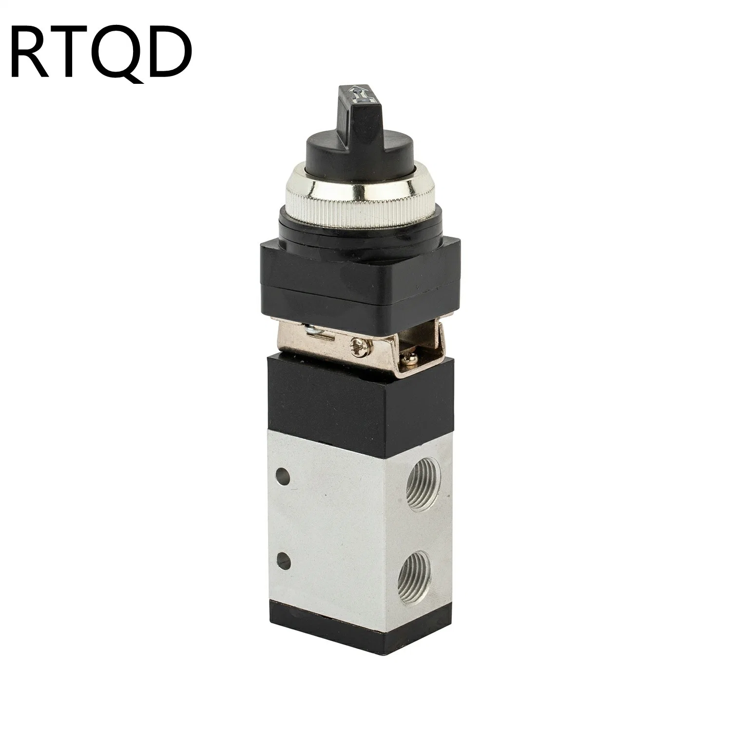 Aluminum Automatic Directional Control Direction Pneumatic Air Components Control Solenoid Valve Type 4V Five Way Two Position 1/4 Inch AC 220V DC24V