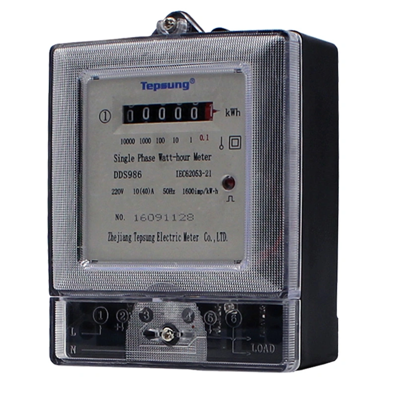 Single Phase Two Wire Analog Electronic Energy Meter