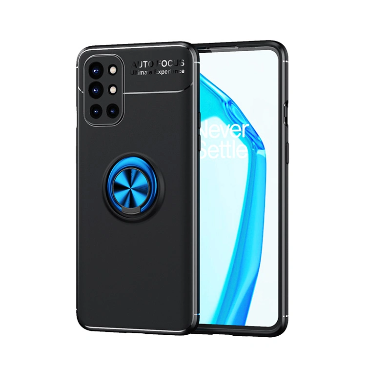 2021 Mobiles Zubehör für OnePlus 9R Case mit Ring Magnetic Kickstand Case Finger Ring Phone Case