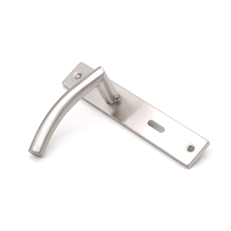 Stainless Steel Hollow Tube Lever Door Handle for Wooden Door