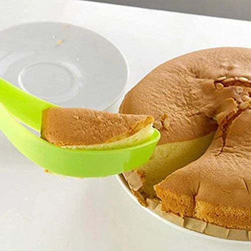 Creative gâteau de la lame de coupe en plastique de répartiteur de l'outil de cuisson pour gâteaux et pâtisseries circulaire