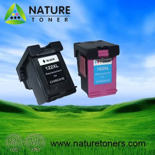 Remanufactured Ink Cartridge 122XL Bk (CH563HE) , 122XL Color (CH564HE) for HP Printer